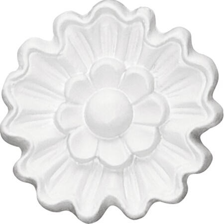 Ekena Millwork 2 3/4"OD x 3/8"P Blackthorne Round Rosette ROS02X02BL